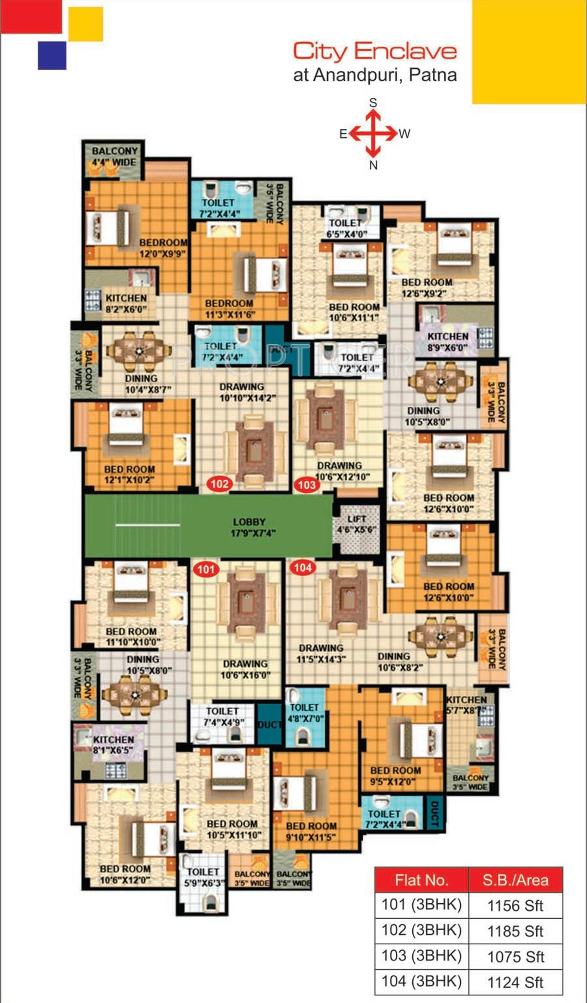 city-enclave City Enclave Tower Cluster Plan