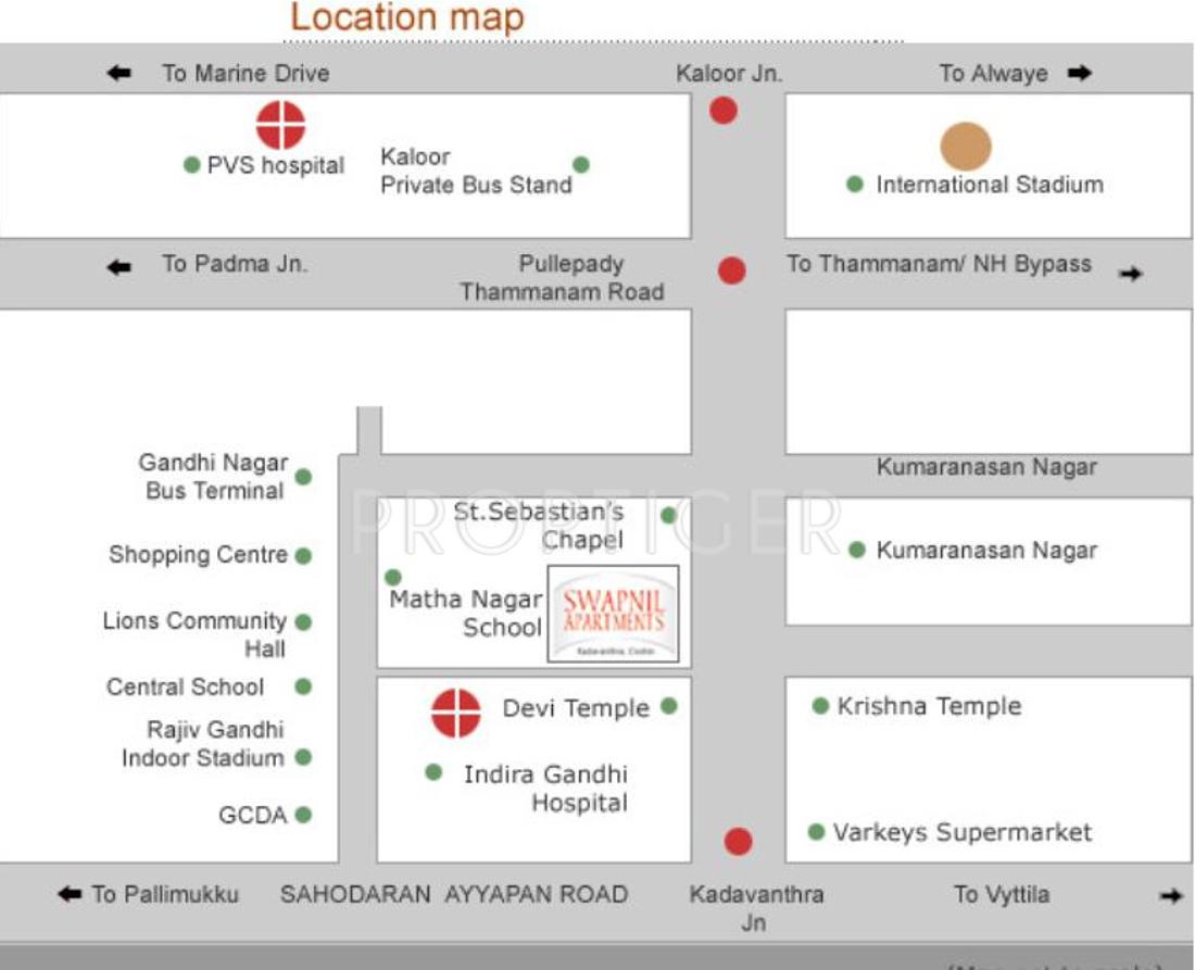 Images for Location Plan of Pioneer Swapnil Apartments