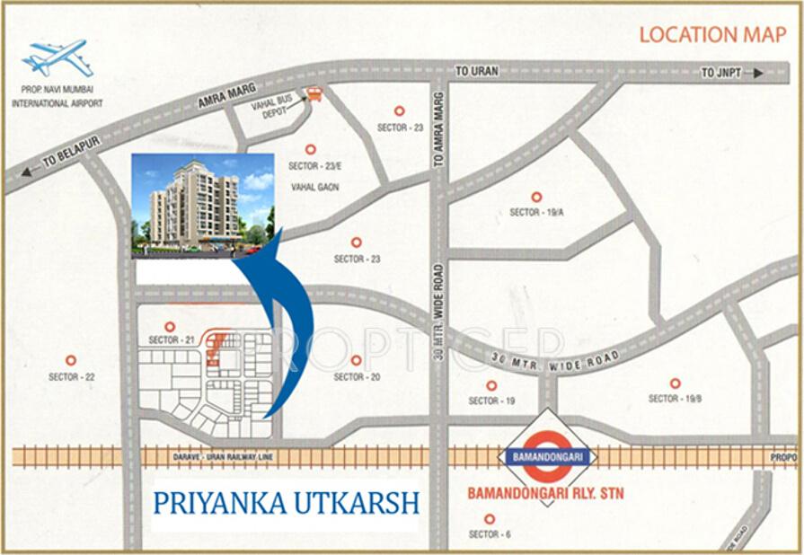 Images for Location Plan of Priyanka Priyanka Utkarsh