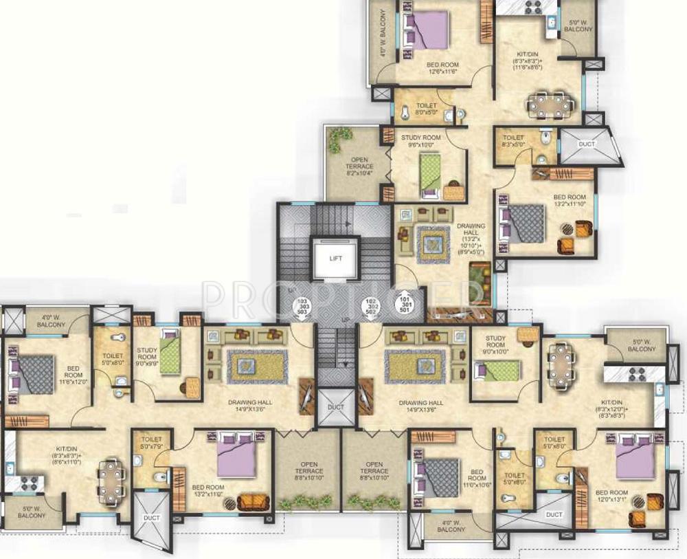sanman Images for Cluster Plan of Maxx Constructions Sanman
