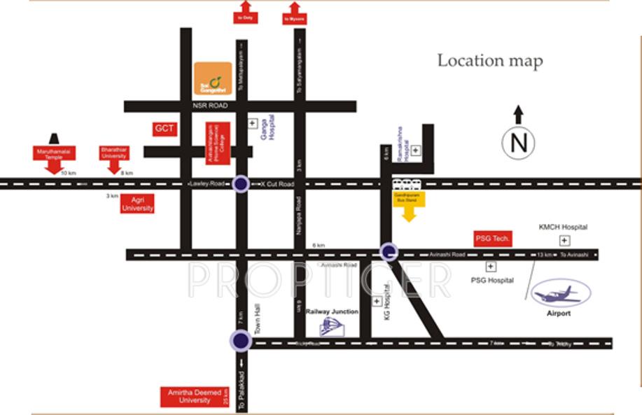 gangothri Images for Location Plan of Sai Krishna Constructions Pvt Ltd Gangothri