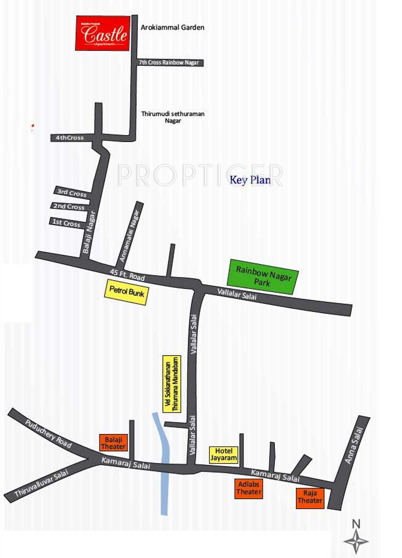 castle Images for Location Plan of Marutham Castle