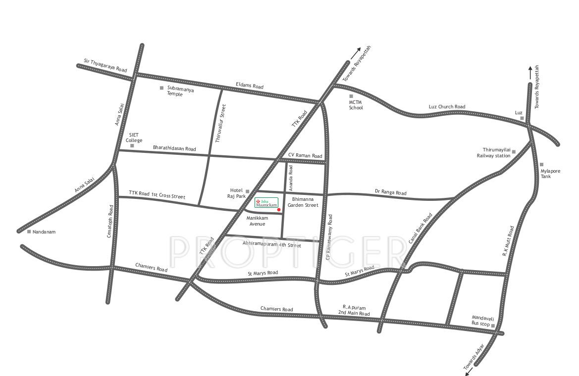 Images for Location Plan of Isha Homes Maanickam