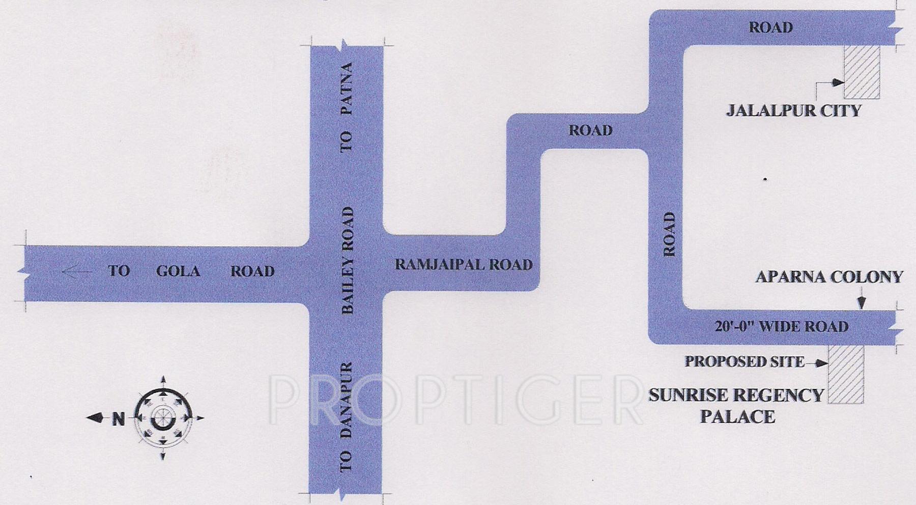 sunrise-sai-developer sunrise-regency-palace Location Plan