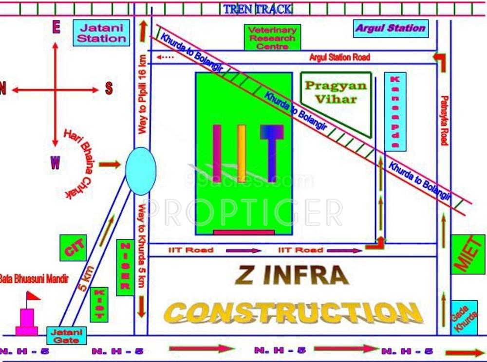 Images for Location Plan of Zinfra Pragyan Vihar