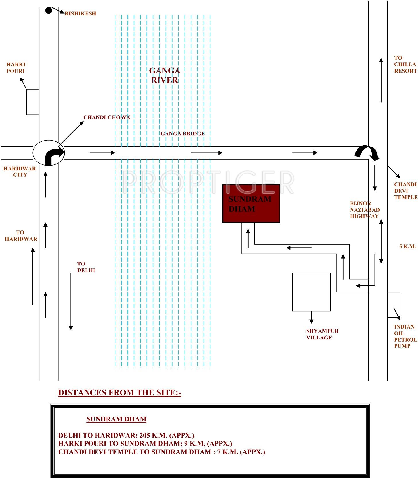 maurya-builders-and-developers sundram-dham Location Plan