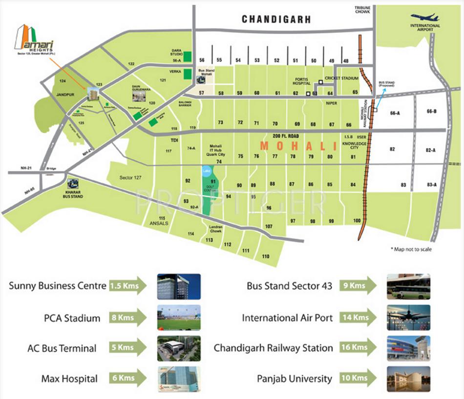 Images for Location Plan of Future City Developers Pvt Ltd Amari Heights