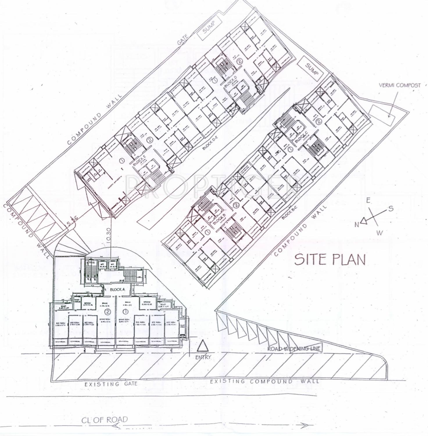 kamat-construction-pvt-ltd la-campala-complex Site Plan