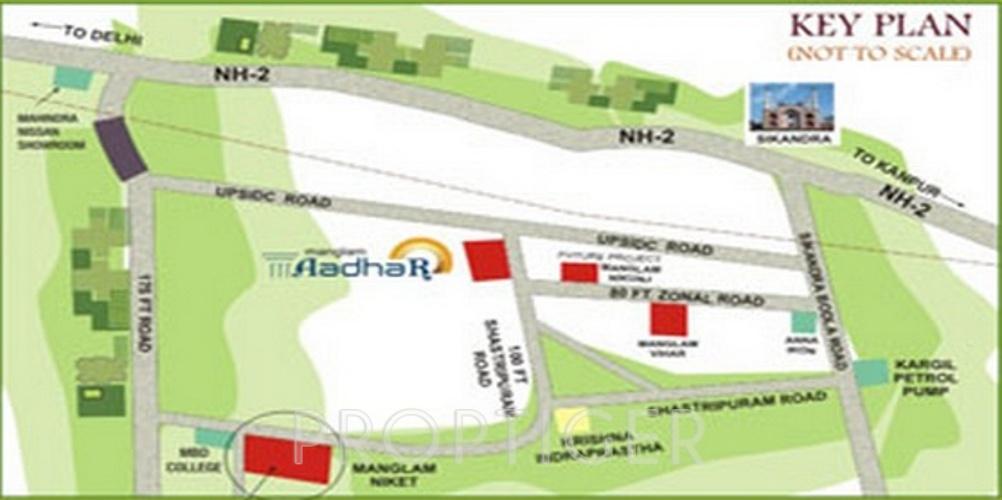 prerna-constructions manglam-aadhar Location Plan