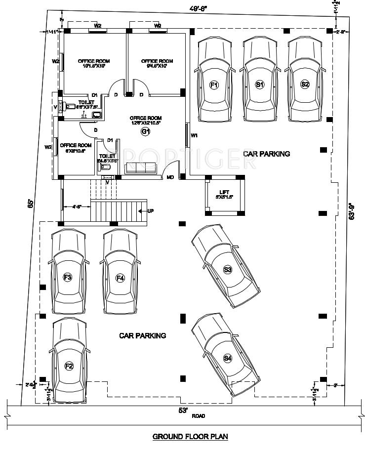 ganesh-builders sri-sudharsan Sri Sudharsan Cluster Plan for ground Floor