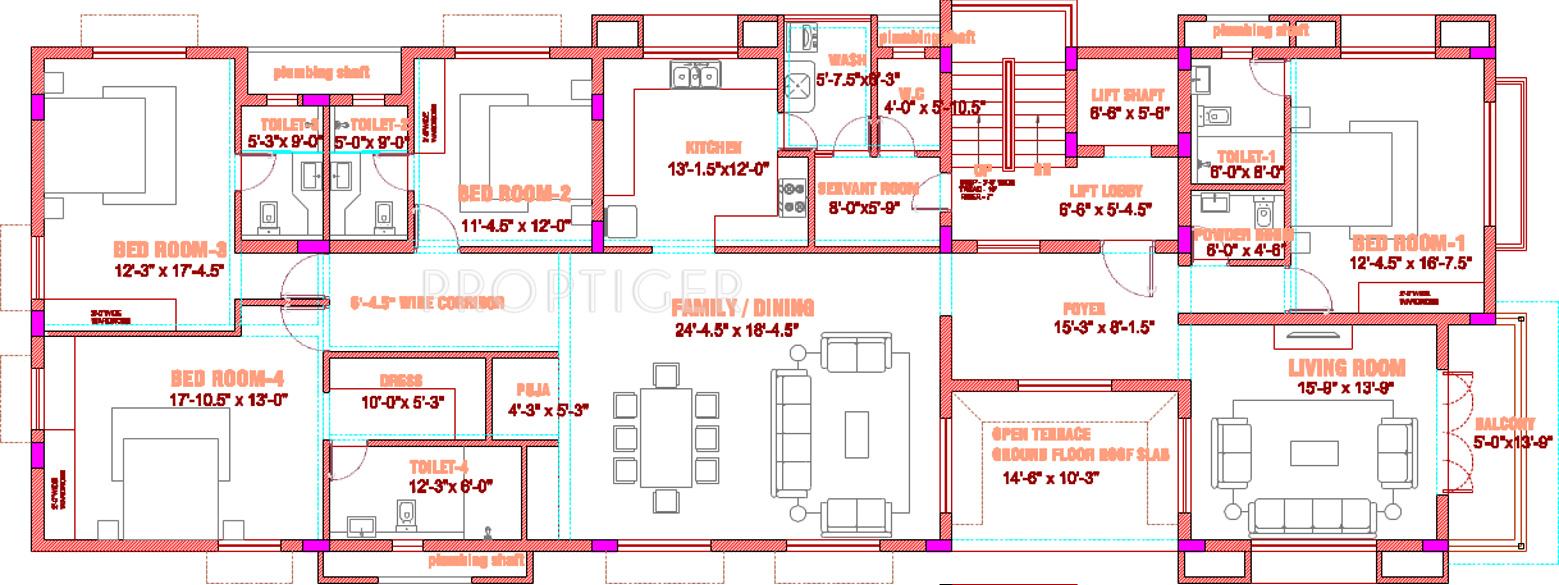 Images for Cluster Plan of Chaitanya Foundations Astoria