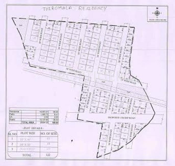 Images for Layout Plan of ASB Thirumala Residency
