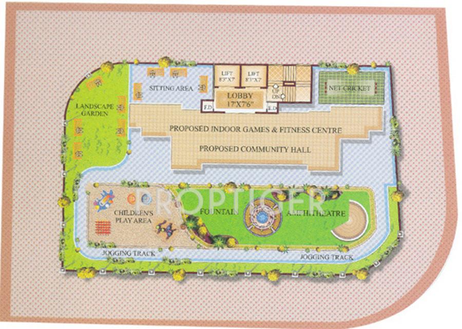 Images for Cluster Plan of 5P Group Bhoomi Pinnacle