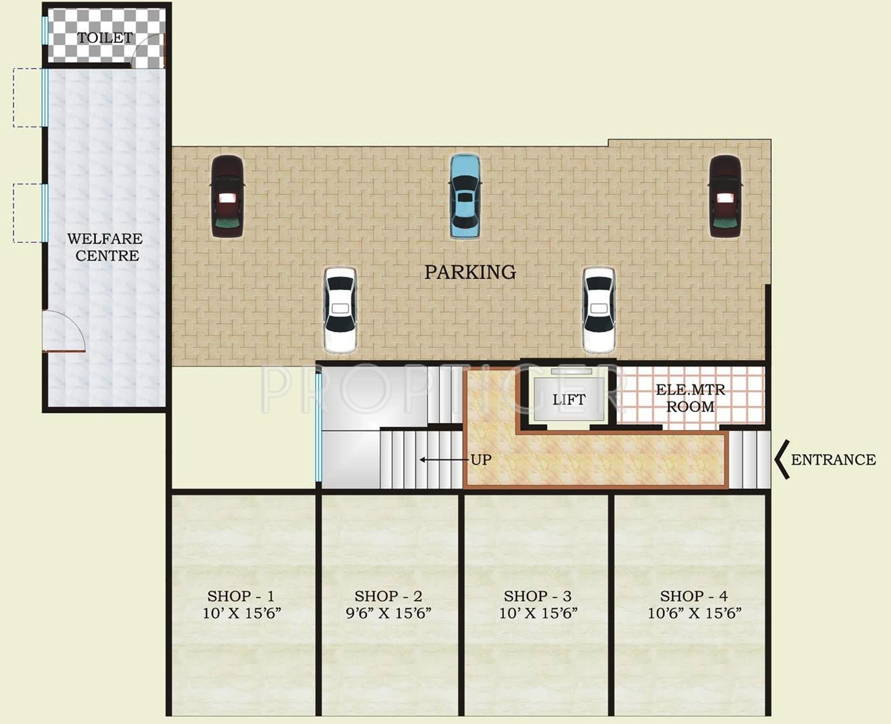 Images for Cluster Plan of Raj Spaces Sai Prasad