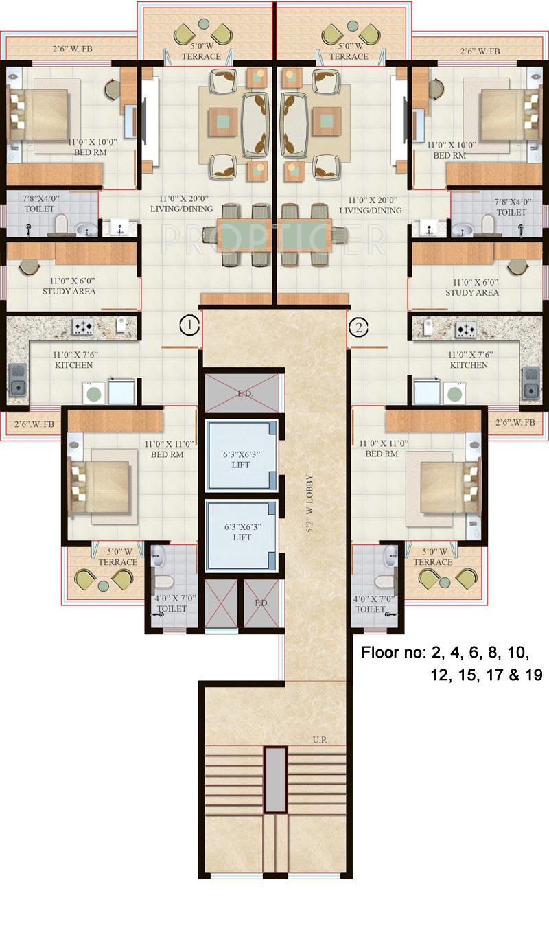 Images for Cluster Plan of Kshitiraj Group Springdale