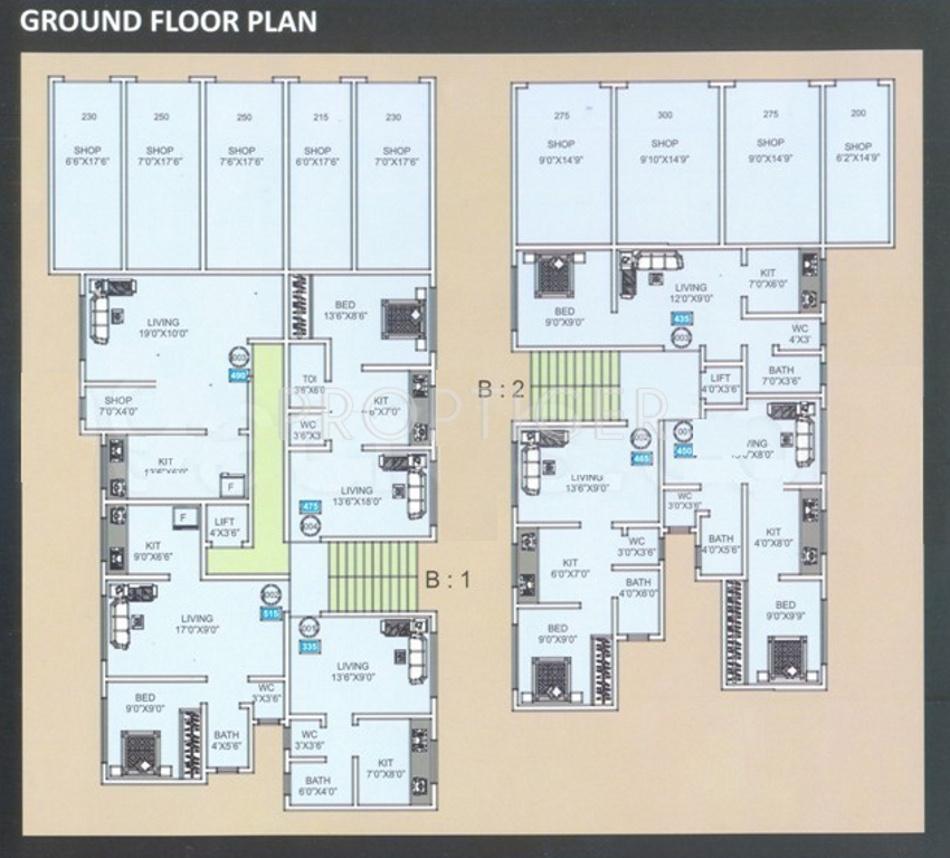 Images for Cluster Plan of Trimurti Zain Heights