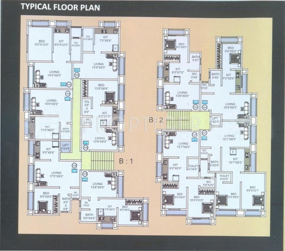 Images for Cluster Plan of Trimurti Zain Heights