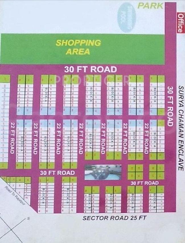 Images for Site Plan of Venus Surya Chaman Enclave