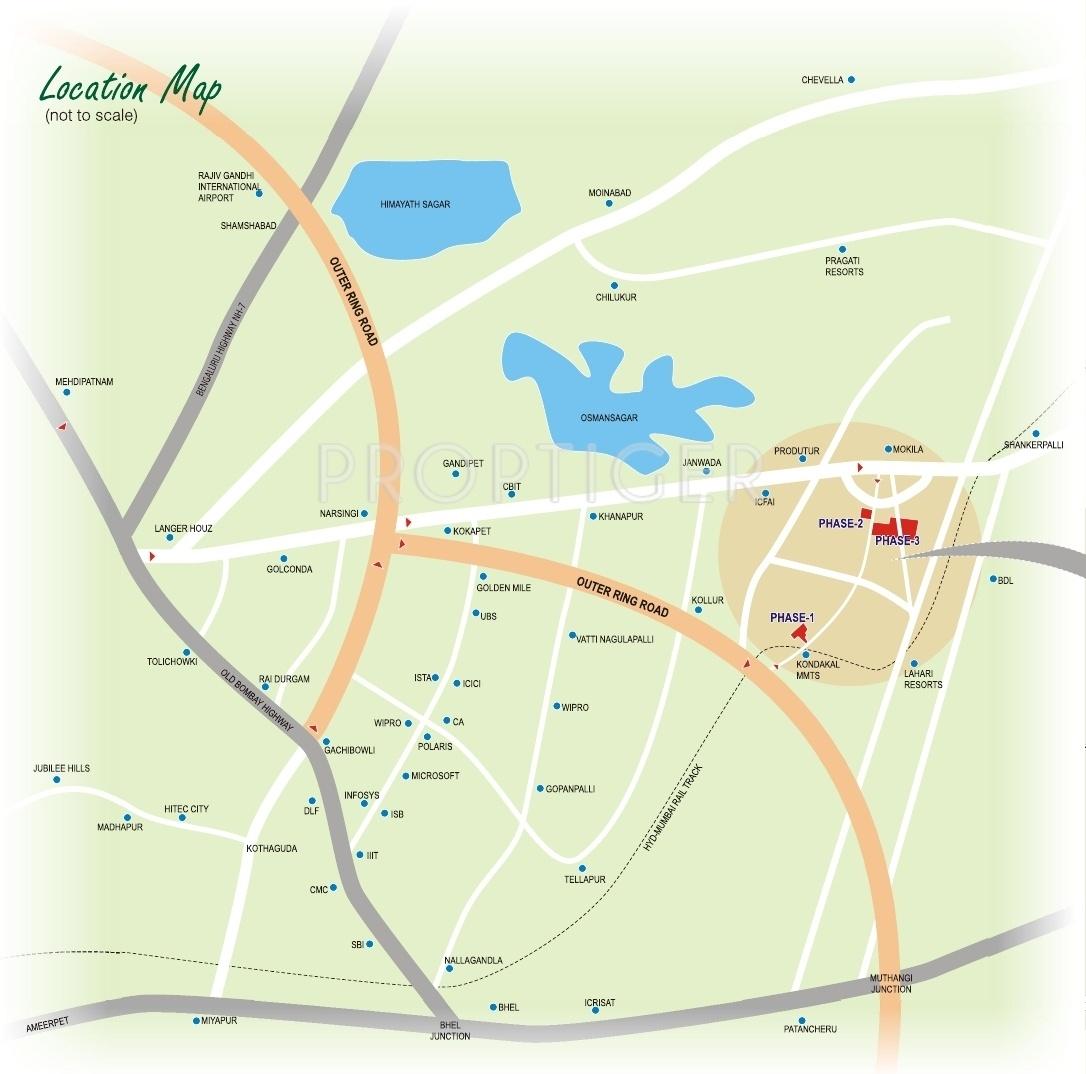 gachibowli-county-phase-iii Images for Location Plan of Green City Gachibowli County Phase III
