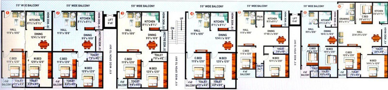 Images for Cluster Plan of Sai Landmark