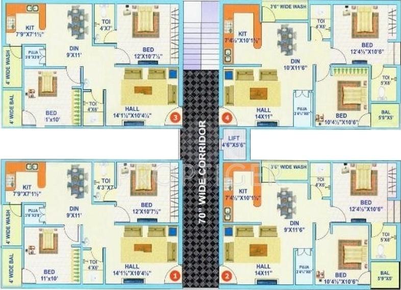 Images for Cluster Plan of Venkat Residency