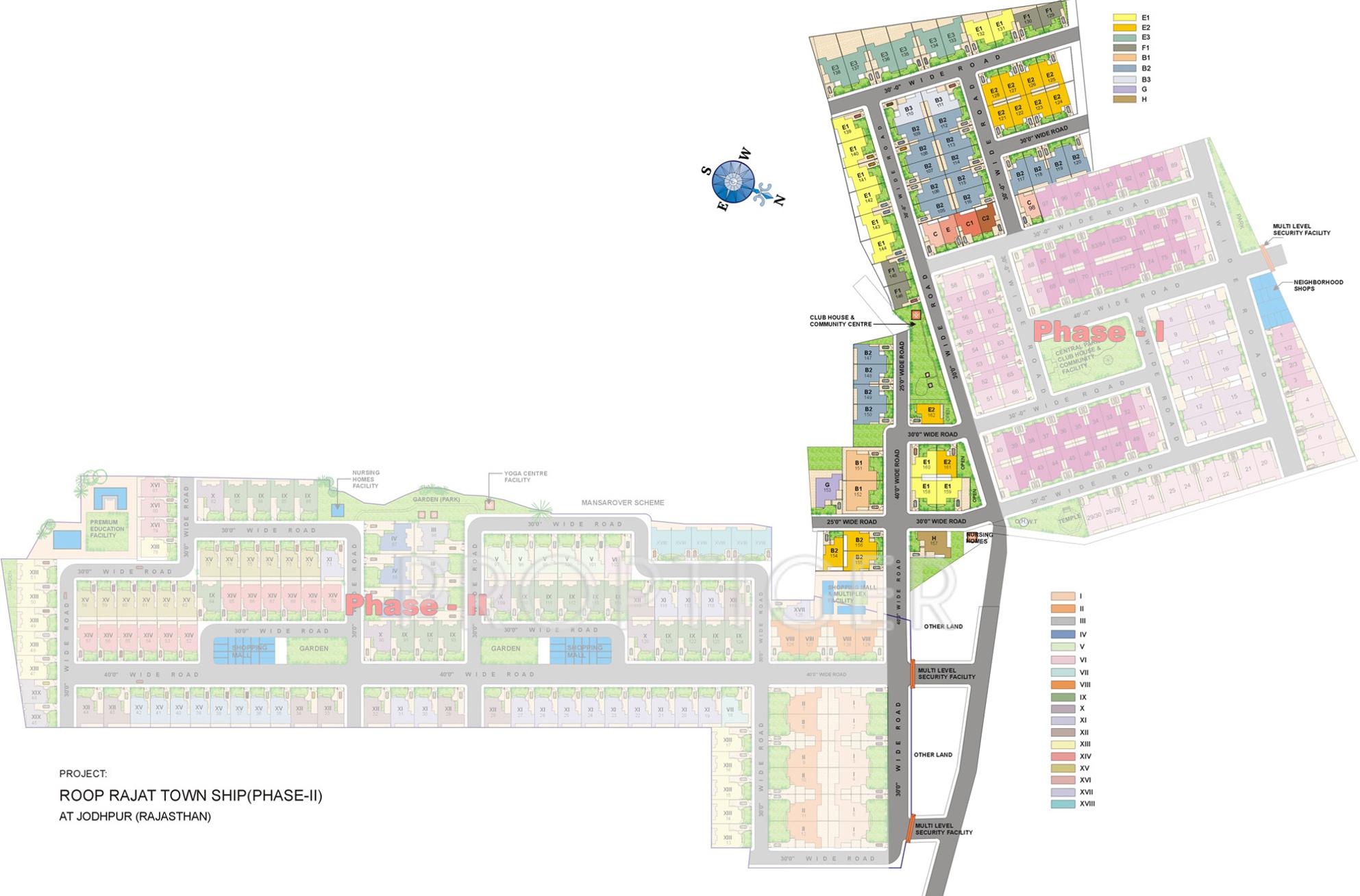 karni-banshi-group roop-rajat-township-phase-iii Layout Plan