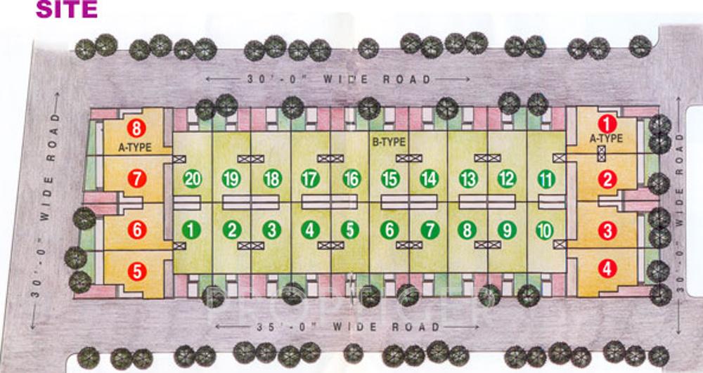 karni-banshi-group roop-rajat-enclave Layout Plan