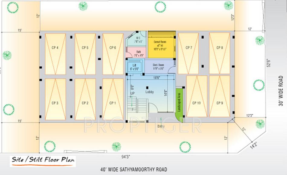 red-rose Images for Cluster Plan of Appaswamy Red Rose