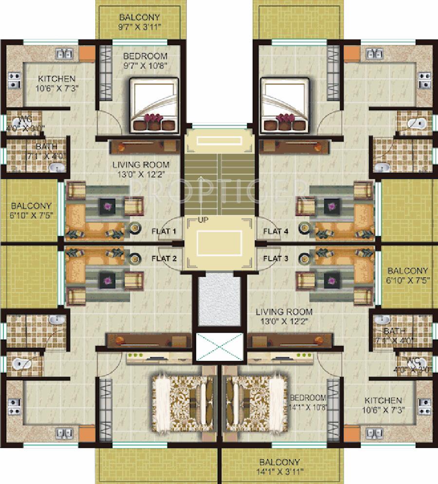 Images for Cluster Plan of Kiron La Gardenia