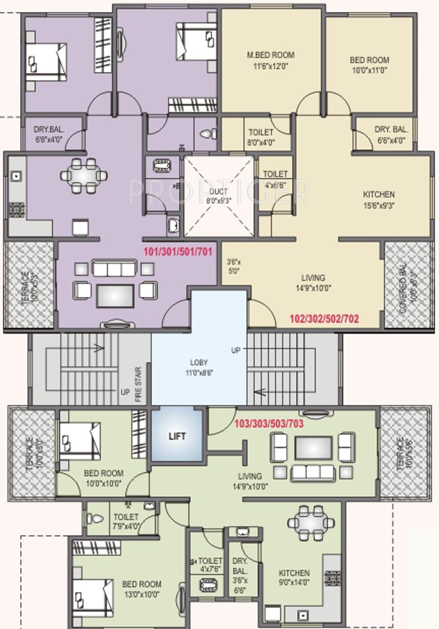 Images for Cluster Plan of RK Lunkad Housing Company Punya Bhumi