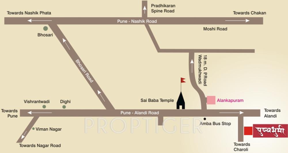 Images for Location Plan of RK Lunkad Housing Company Punya Bhumi