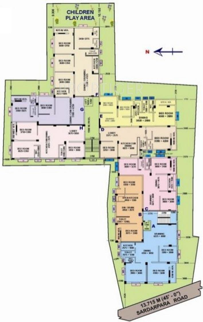 Images for Cluster Plan of Raycon Orchid Valley