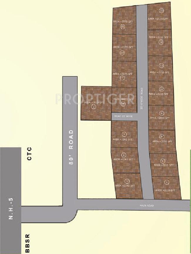 homes Images for Layout Plan of Gajanan Homes
