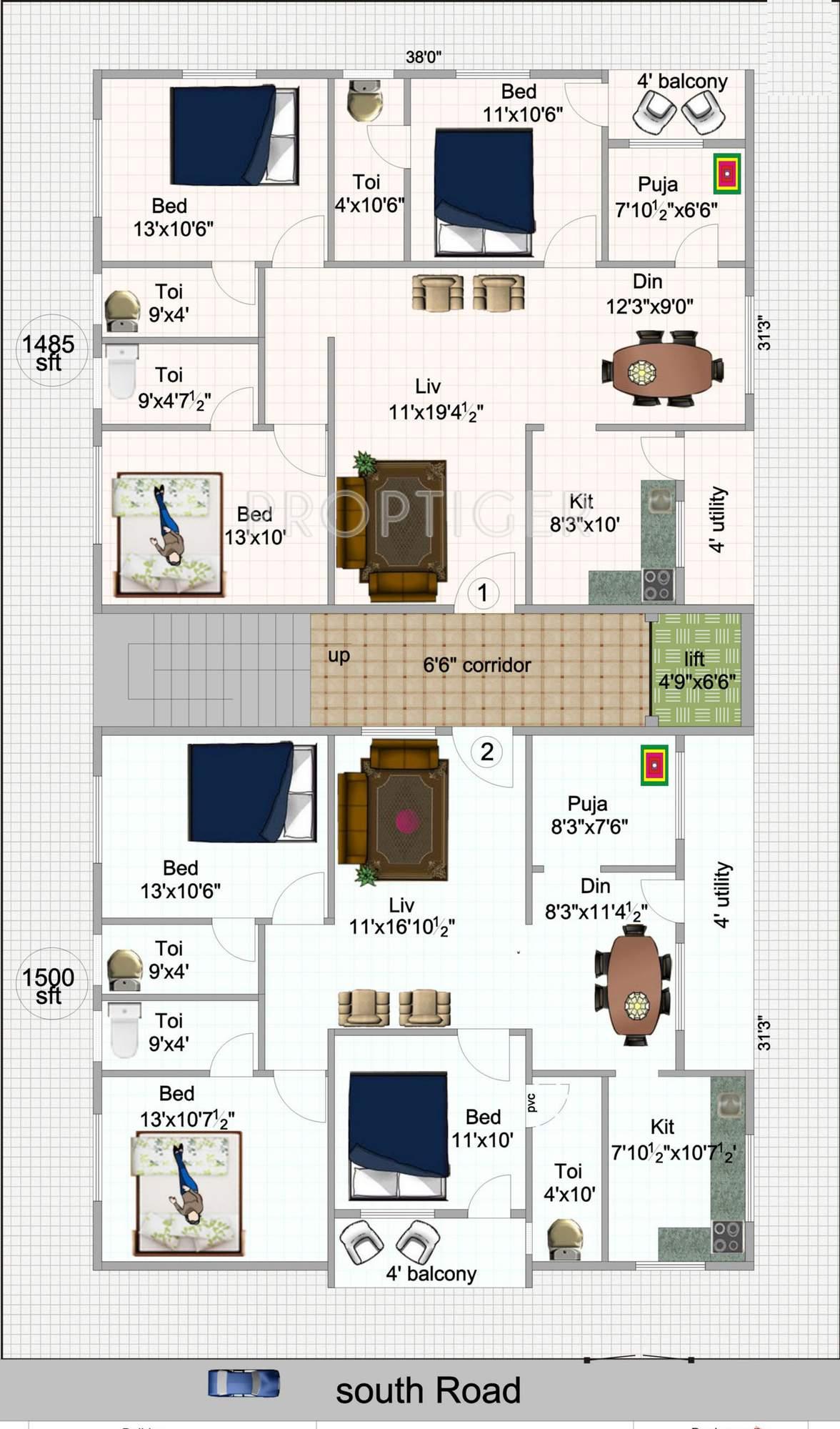 Images for Cluster Plan of KR Devatha Geethanjali