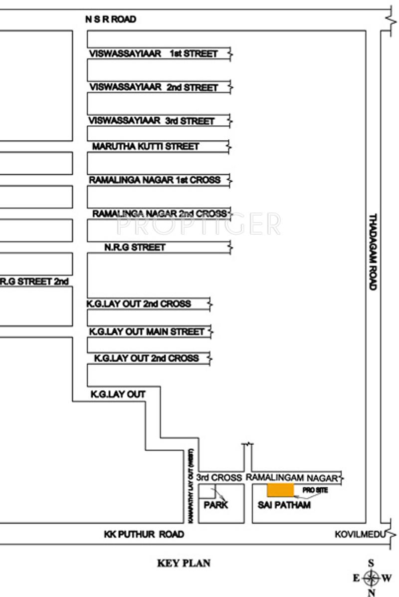 ssb-builders sai-padham Location Plan