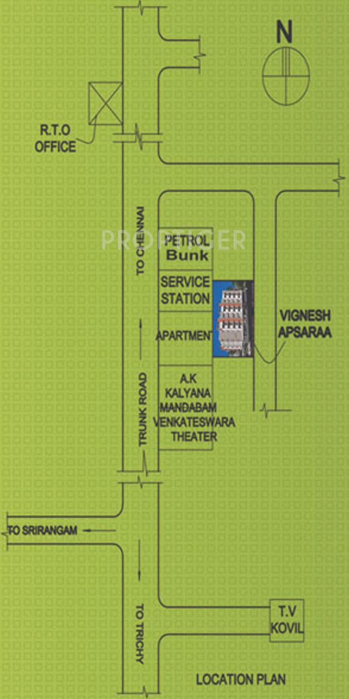 vignesh-flats-housing-promoters apsaraa Location Plan