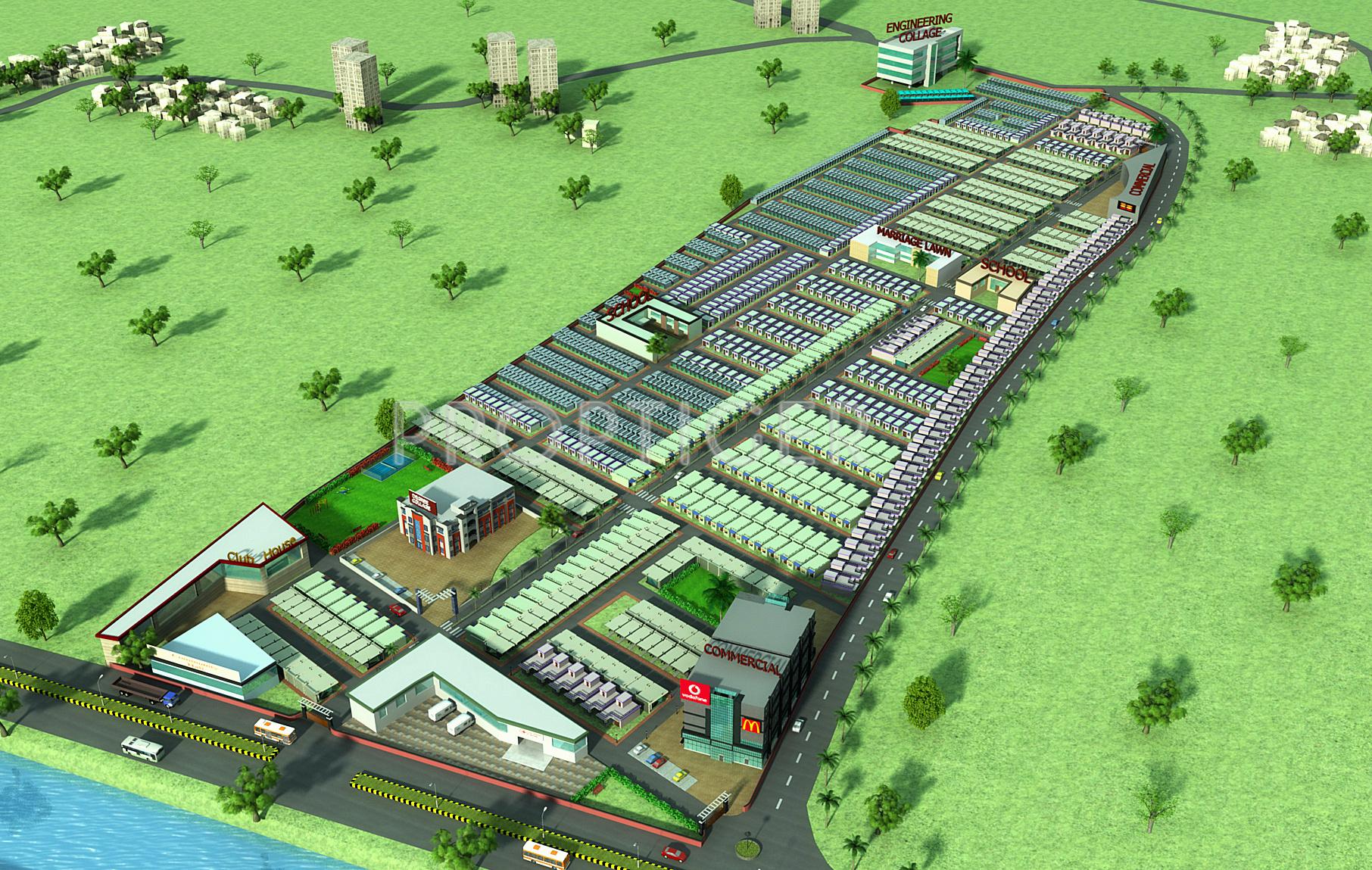 rp-green-estates-pvt-ltd green-estates-phase-2 Layout Plan