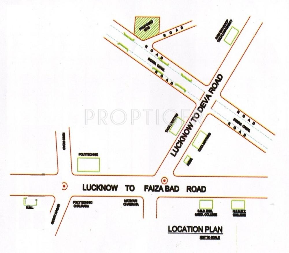 rp-green-estates-pvt-ltd rp-green-estates-phase-2 Location Plan