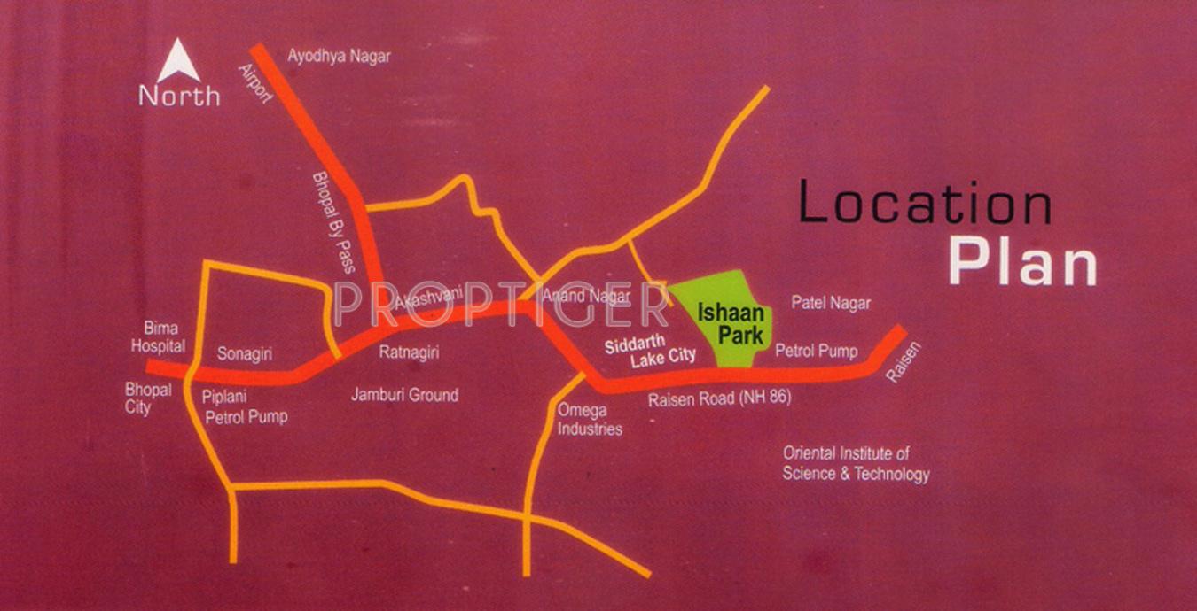 ishaan-builders-and-developer park-villa Location Plan