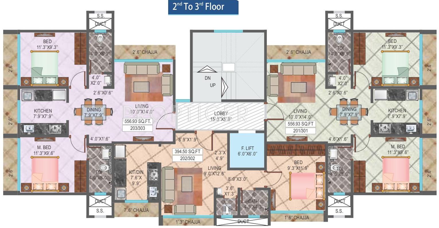 Images for Cluster Plan of Yashraj Durga