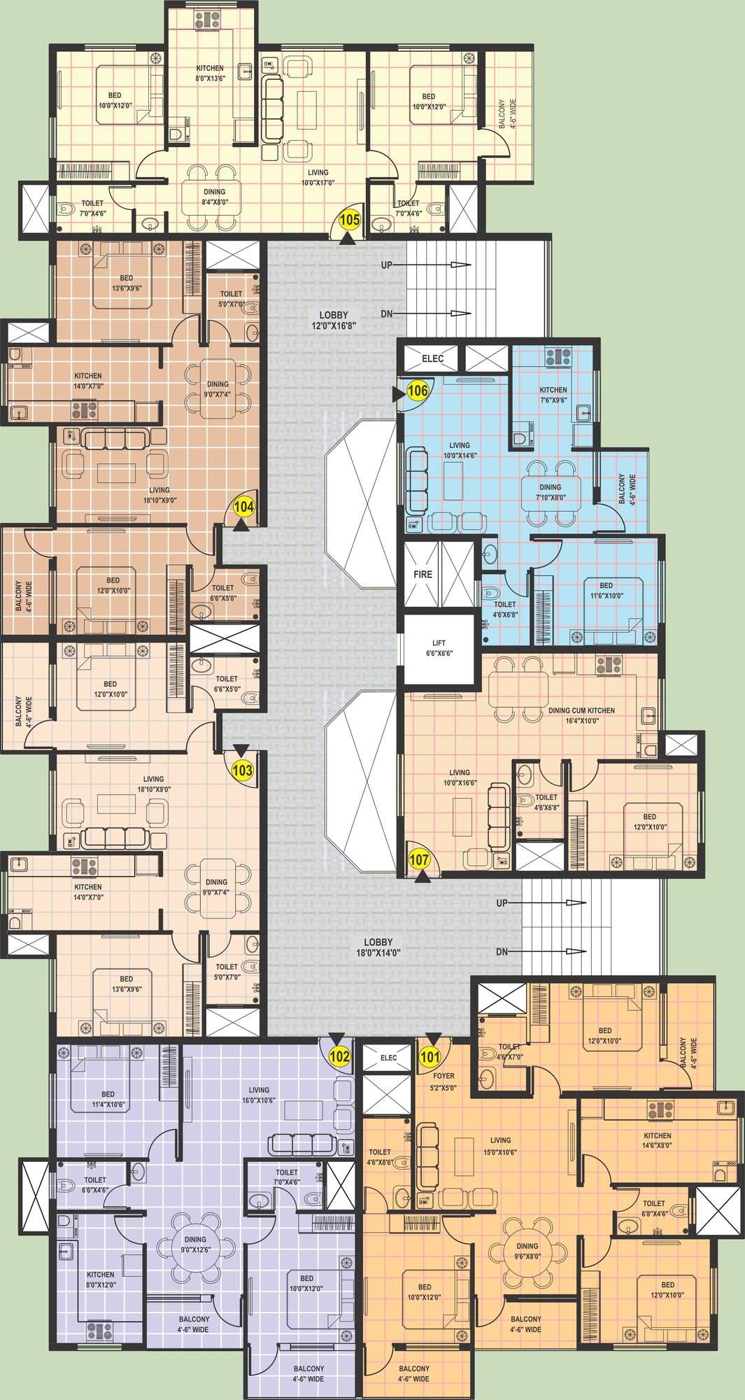 Images for Cluster Plan of Matha Panchadurga Residency