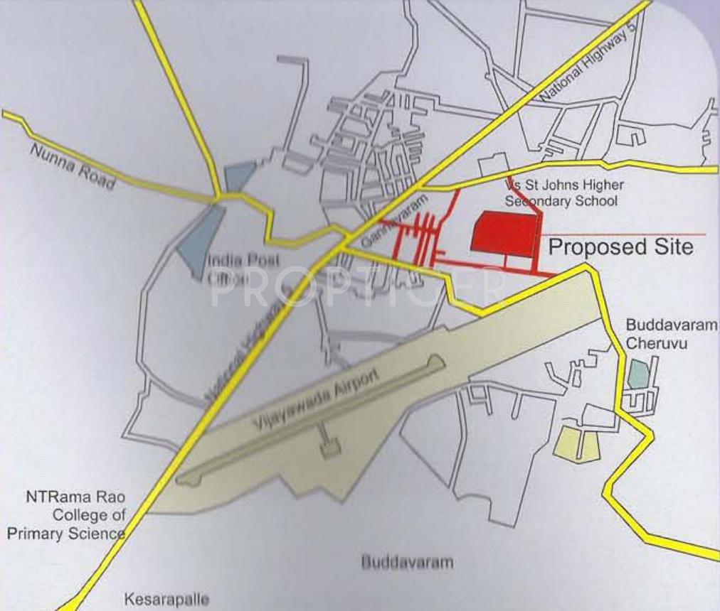 stbl-projects-limited lakshmi-prasanna-gardens-apartment Location Plan