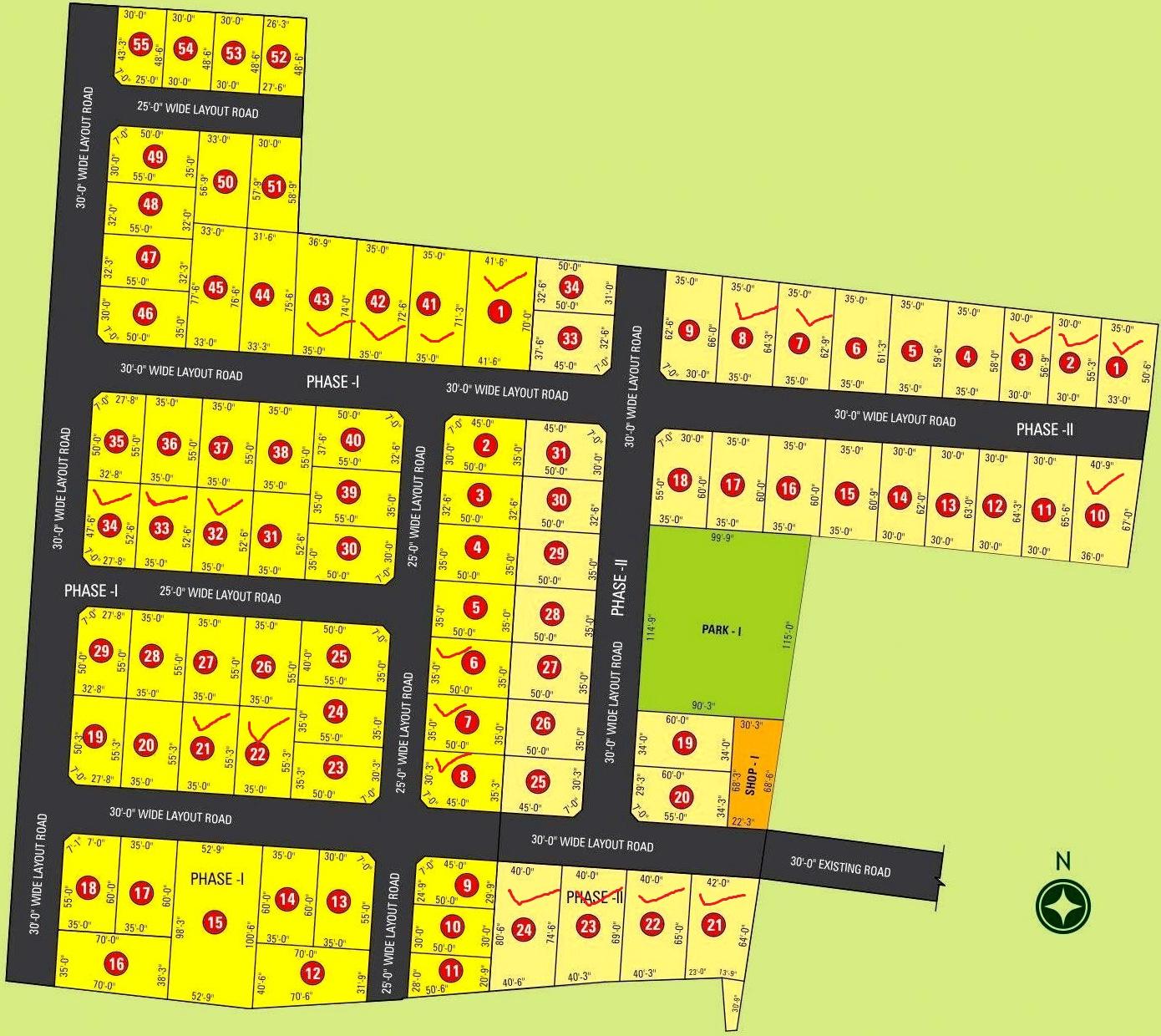 Images for Layout Plan of Thai Vanavil Nagar