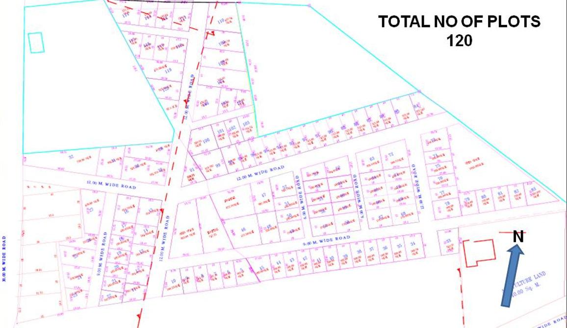Images for Layout Plan of Jupiter Valley of Flowers Plots