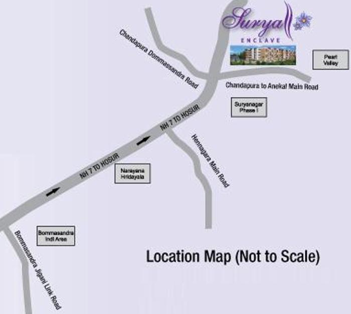 i1-properties surya-enclave Location Plan