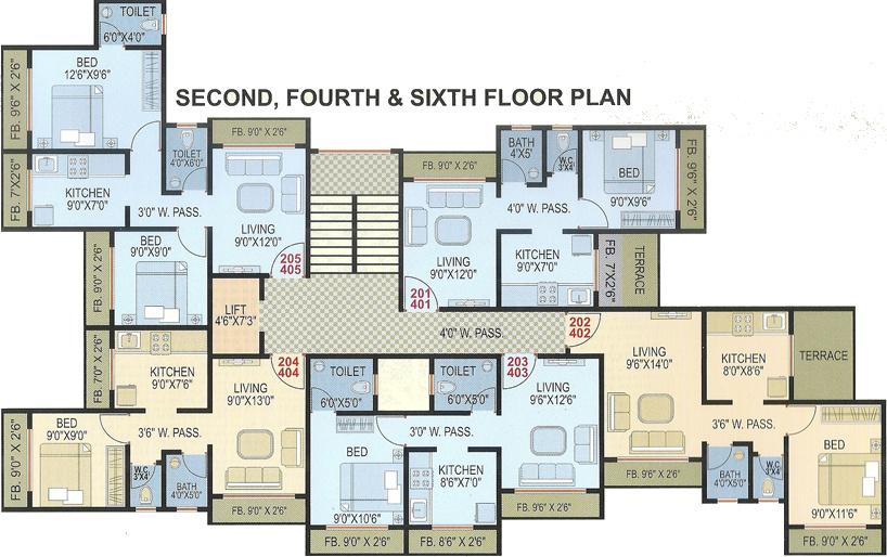 Images for Cluster Plan of Yash Trinity