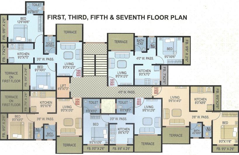 Images for Cluster Plan of Yash Trinity