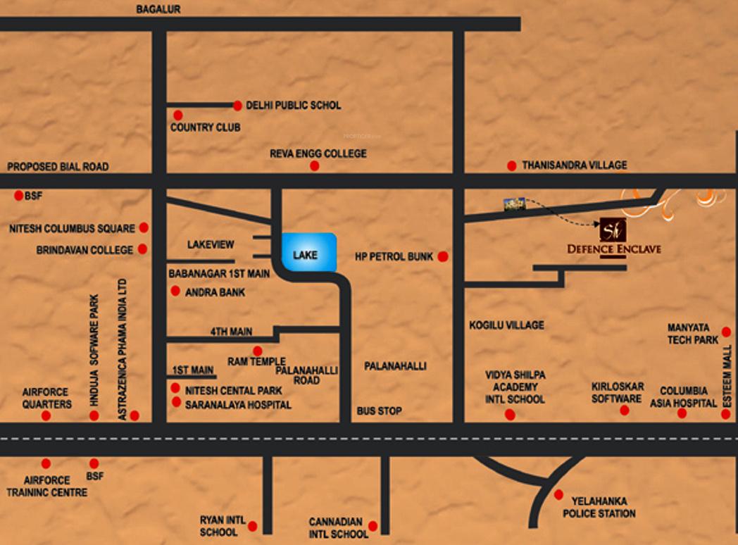 defence-enclave Images for Location Plan of SLV Defence Enclave