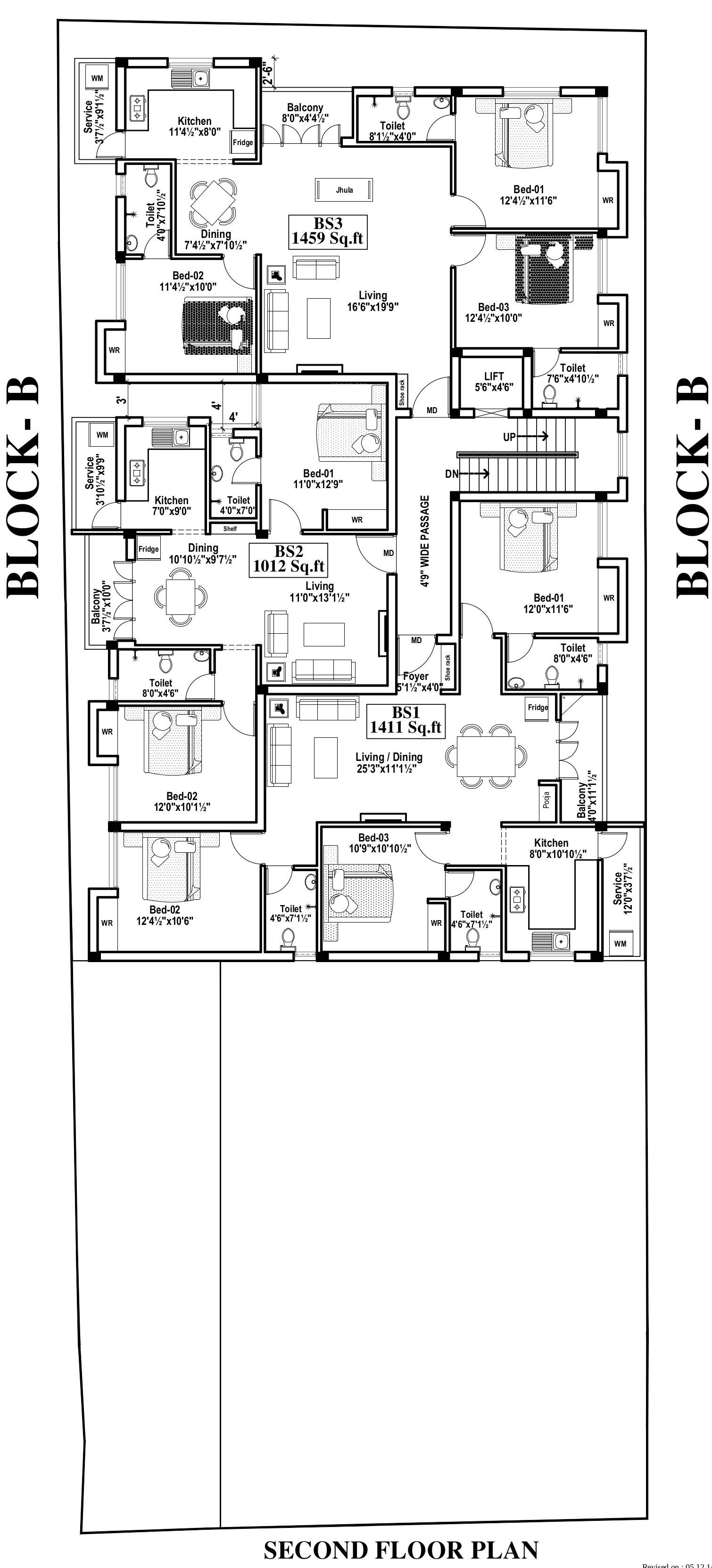Images for Cluster Plan of KK Shanti Apartment