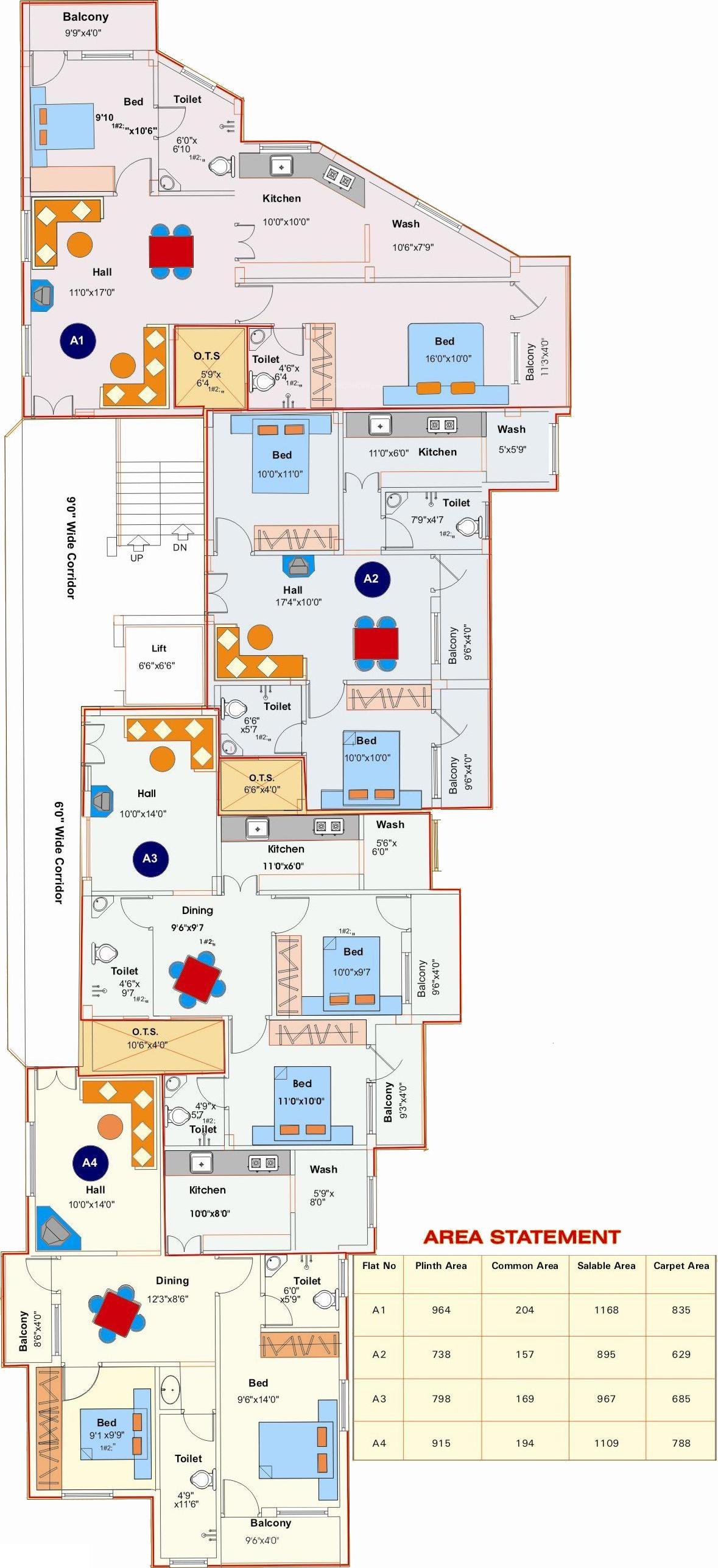 Images for Cluster Plan of Subiksham Angel Tower